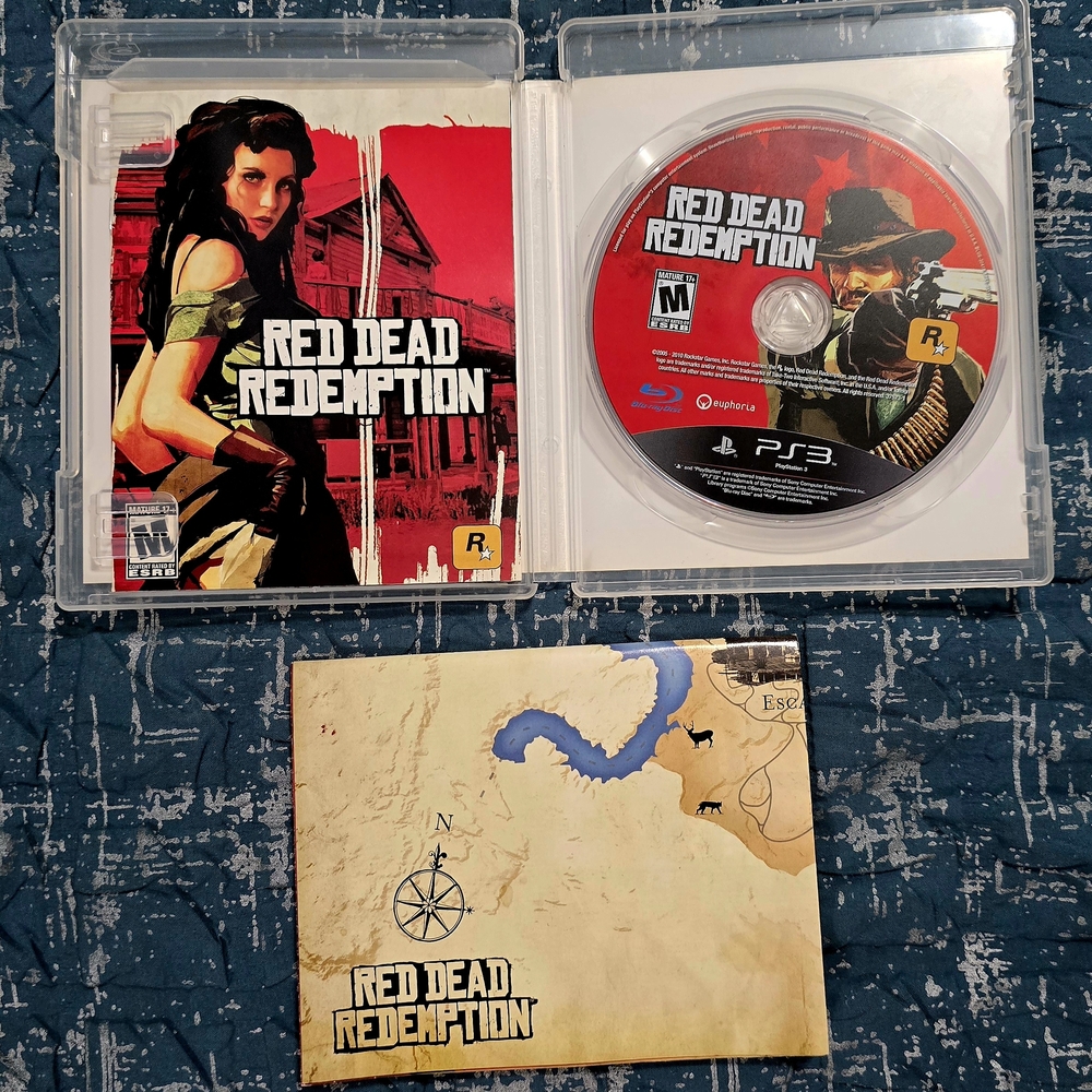 Red Dead Redemption for PS3 - Black and Red - Picture 2 of 2